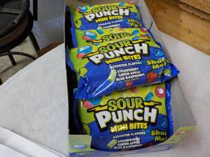 lot 118 image: 12 ct Sour Punch Mini Bites...