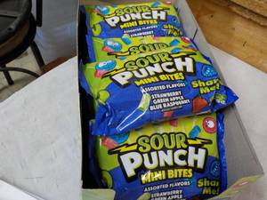 lot 119 image: 12 ct Sour Punch Mini Bites...