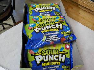 lot 120 image: 12 ct Sour Punch Mini Bites...