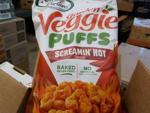 lot 127 image: 6 ct 3 oz Bags Garden Veggie Puffs ...