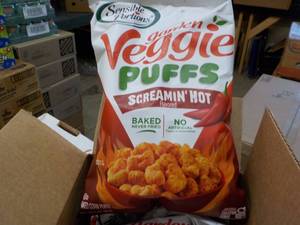 lot 128 image: 6 ct 3 oz Bags Garden Veggie Puffs ...