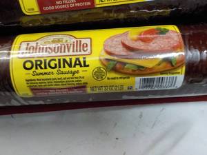 lot 145 image: 2 ct 32 oz Johnsville Original Saus...