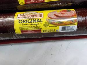 lot 147 image: 2 ct 32 oz Johnsville Original Saus...