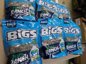 lot 153 image: 6 ct Bigs 5.35 oz bags Zesty Ranch ...