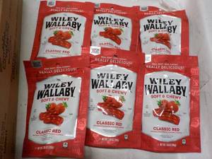 lot 169 image: Wiley Wallaby Classic Red Licorice...
