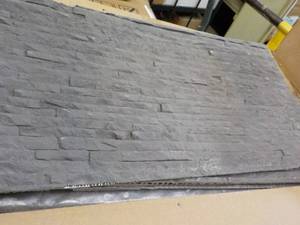 lot 196 image: 14ct 12 x 24 Wall Faux Quartz Stac...