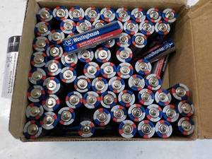 lot 207 image: 60 ct Westinghouse AA Batteries...