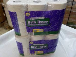 lot 223 image: 24 rolls Pasque 2 ply Bath Tissue...