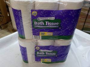 lot 225 image: 24 rolls Pasque 2 ply Bath Tissue...