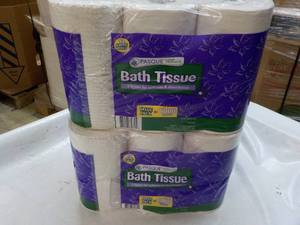 lot 226 image: 24 rolls Pasque 2 ply Bath Tissue...