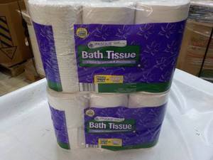 lot 227 image: 24 rolls Pasque 2 ply Bath Tissue...