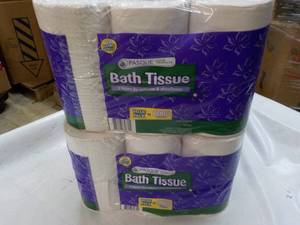 lot 231 image: 24 rolls Pasque 2 ply Bath Tissue...