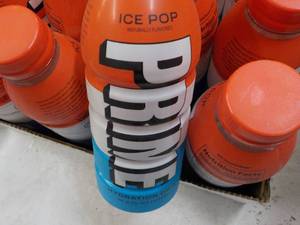 lot 241 image: 12 ct Prime 16.9 oz Ice Pop Hydrati...