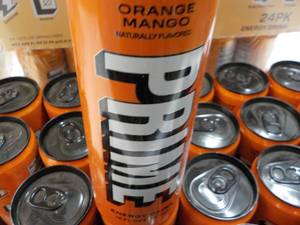 lot 247 image: 24 pack Prime 16.9 oz Orange Energy...