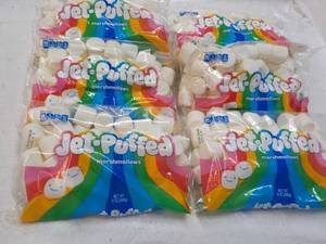 lot 263 image: 6 ct Jet Puffed 12 oz bags Marshmal...