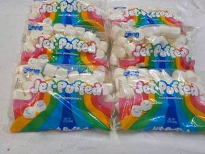 lot 265 image: 6 ct Jet Puffed 12 oz bags Marshmal...