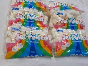 lot 268 image: 6 ct Jet Puffed 12 oz bags Marshmal...