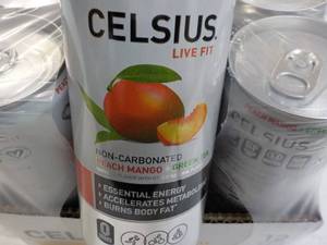 lot 275 image: 12 ct 12 oz cans Celsius Non-Carbon...
