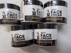 lot 307 image: 5 ct Face Cream 2 oz Jars Collagen ...