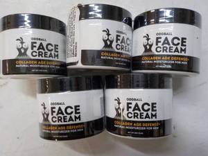 lot 308 image: 5 ct Face Cream 2 oz Jars Collagen ...