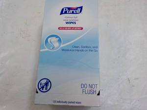 lot 322 image: Purell 120 ct Hand Sanitizing Wipes...