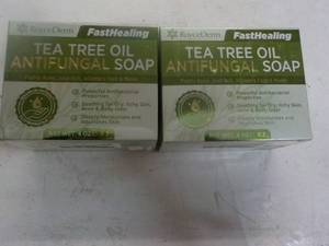 lot 332 image: 2 ct 4 oz Tea Tree Oil Antifungal S...