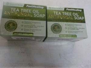 lot 334 image: 2 ct 4 oz Tea Tree Oil Antifungal S...