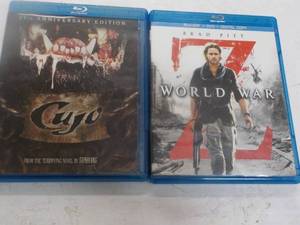lot 327 image: Cujo and World War DVDs...