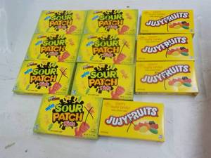 lot 346 image: Sour Patch and Juicy Fruits...
