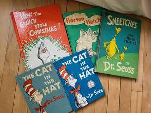 lot 223 image: Vintage Dr. Seuss Hardcover Book Set