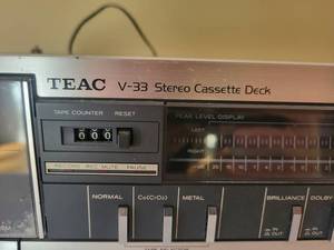 lot 287 image: TEAC Model V33 Stereo Tape Deck Player