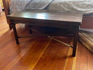 lot 112 image: Vintage Wooden Coffee Table