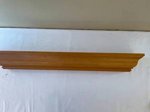 lot 160 image: Pottery Barn Wooden Shelves - One out of box and two more in box