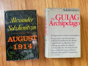 lot 201 image: Solzhenitsyn Books Lot 2x Hardcovers