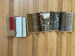 lot 206 image: Japanese Miniature Folding Screens Art