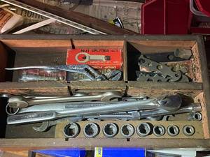 lot 339 image: Vintage Tool Set with Socket Wrench