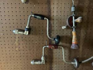 lot 342 image: Vintage Hand Drills Set
