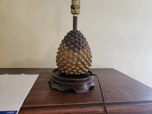 lot 22 image: Artisanal Handcrafted Table Lamp Base