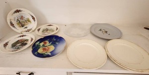 lot 73 image: Obernai Sarreguemines Plates Lot