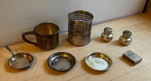 lot 30A image: Vintage Sterling Silver Collection Set