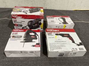 lot 121 image: LOT OF 4 Miscellaneous Hyper Tough Tools
