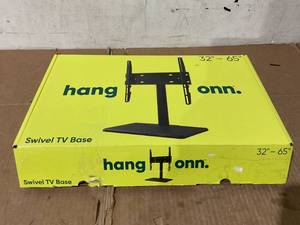 lot 269 image: Onn. Swivel TV Base for 32 to 65 TVs