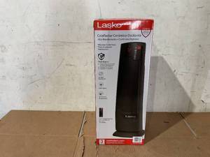 lot 270 image: Lasko 22 1500W Oscillating Ceramic Tower Space Heater