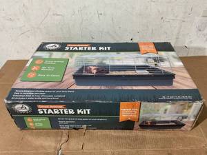 lot 248 image: Pet Champion Small Animal Starter Kit w Water Bottle & Food Dish