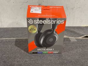 lot 105 image: SteelSeries Arctis Nova 1 Wired Gaming Headset for PC with 3.5mm Jack  Black