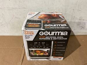 lot 229 image: Gourmia All-in-One 14-Quart Air Fryer, Oven, Rotisserie, Dehydrator with Temperature Probe