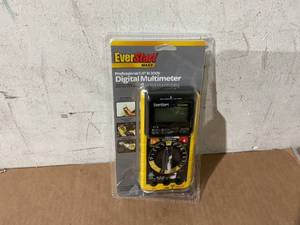 lot 231 image: EverStart Professional Automotive 300 Volt Digital LCD Multimeter,
