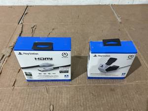 lot 242 image: PlayStation 5 HDMI and Solo Charging Station