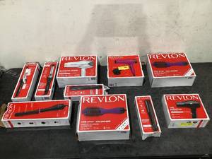 lot 624 image: LOT OF Miscellanous Revlon Hair Appliances