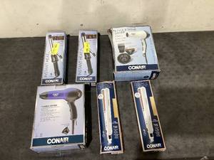 lot 625 image: LOT OF Miscellanous Conair Hair Appliances